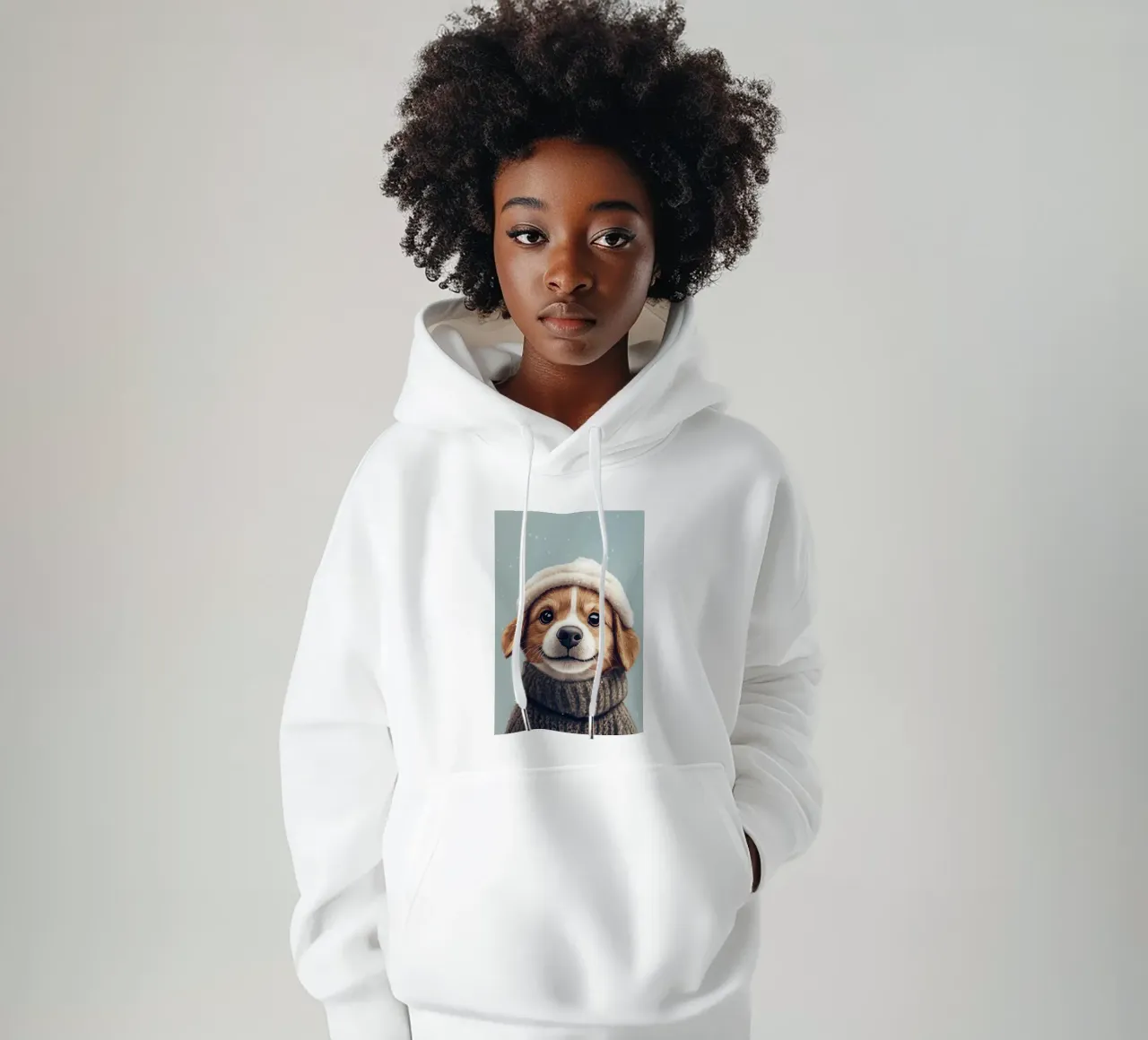 Eroe #36: Beagle accogliente felpa con cappuccio da farbenhelden