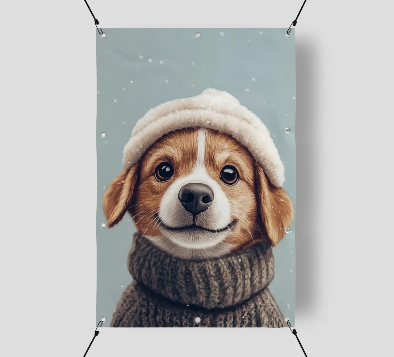 Eroe #36: Beagle accogliente telo in pvc da farbenhelden