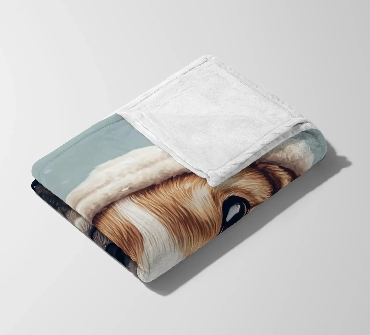 Eroe #36: Beagle accogliente coperta in pile da farbenhelden