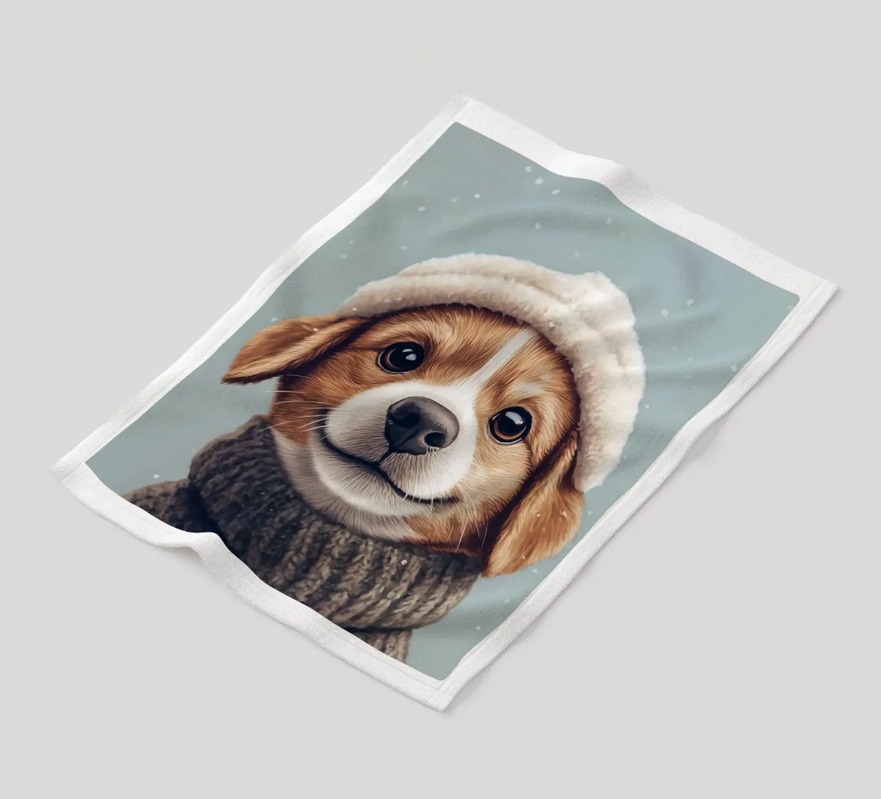 Eroe #36: Beagle accogliente coperta in pile da farbenhelden