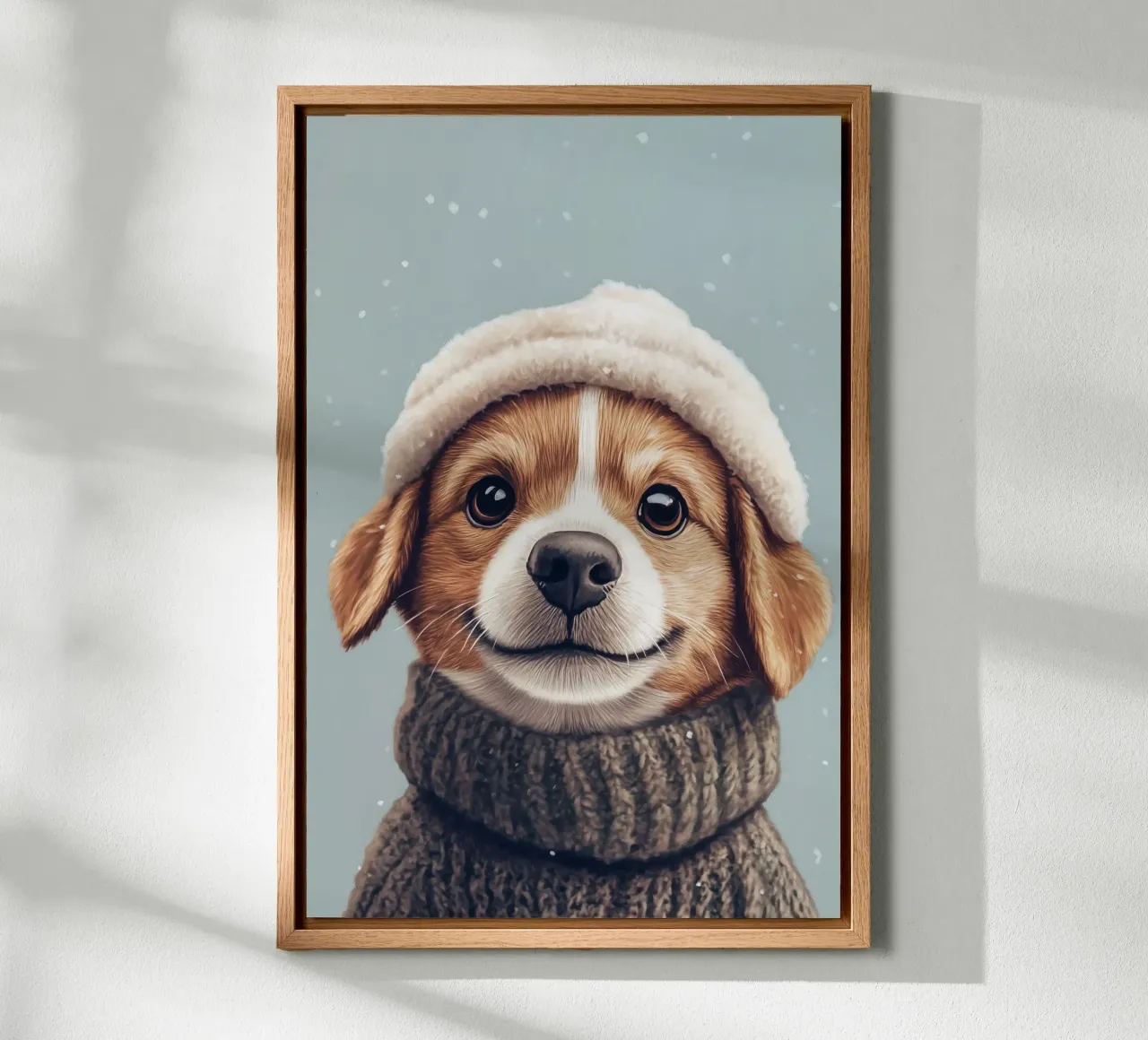 Held #36: Gezellige Beagle canvas van farbenhelden
