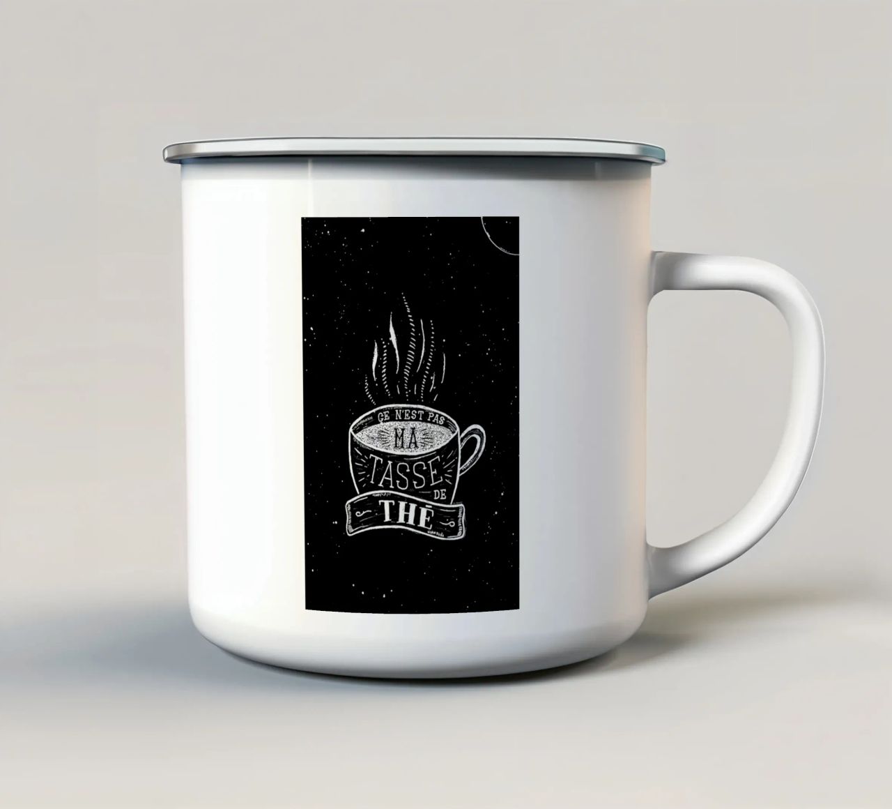 Ma tasse de thé tazza in smalto da JONATTEND