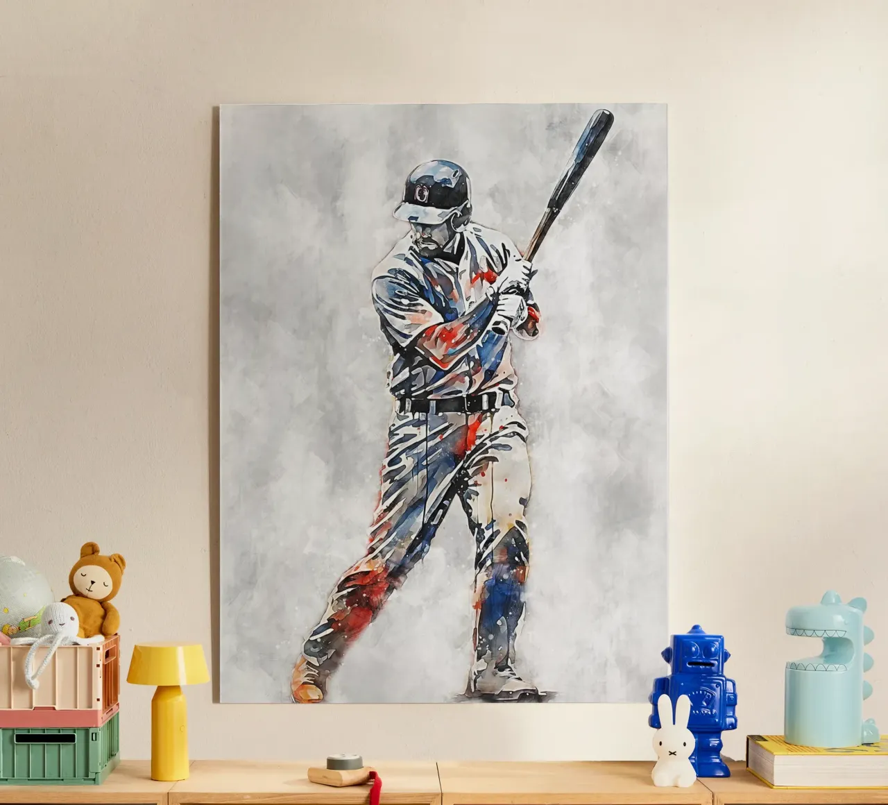 Baseball Color Gray plexiglass da Mateo