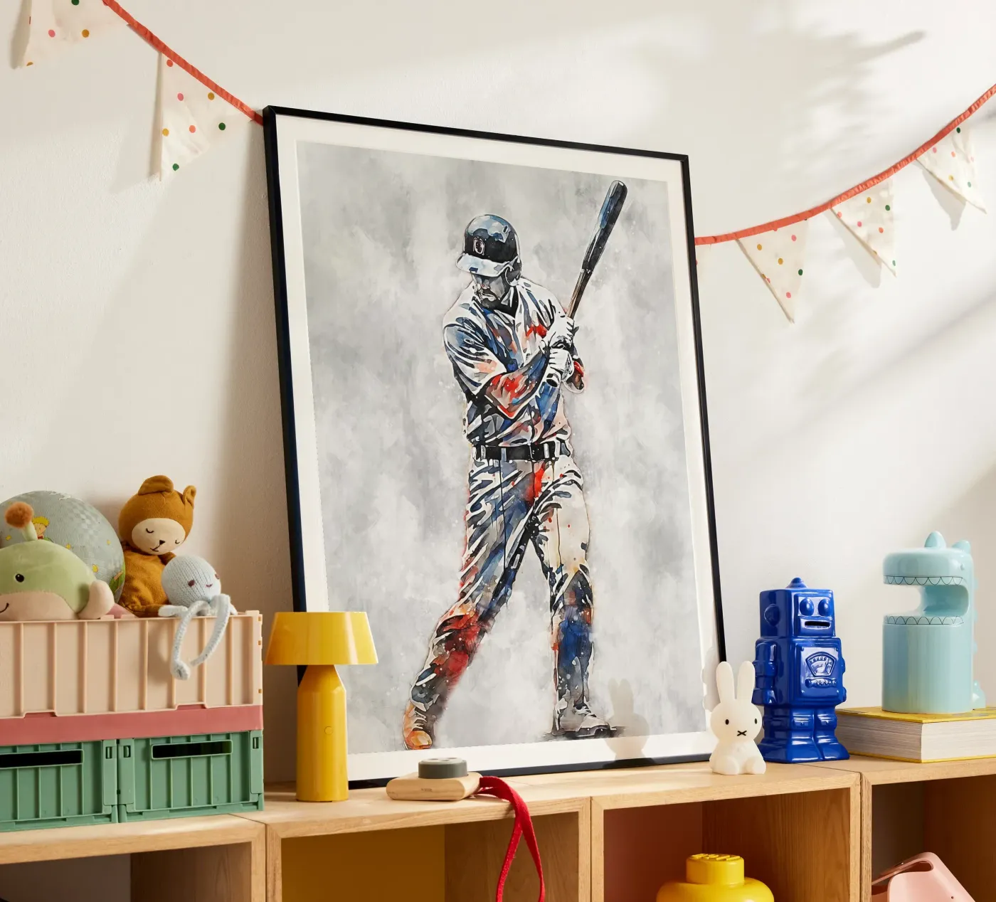 Baseball Color Gray poster da Mateo