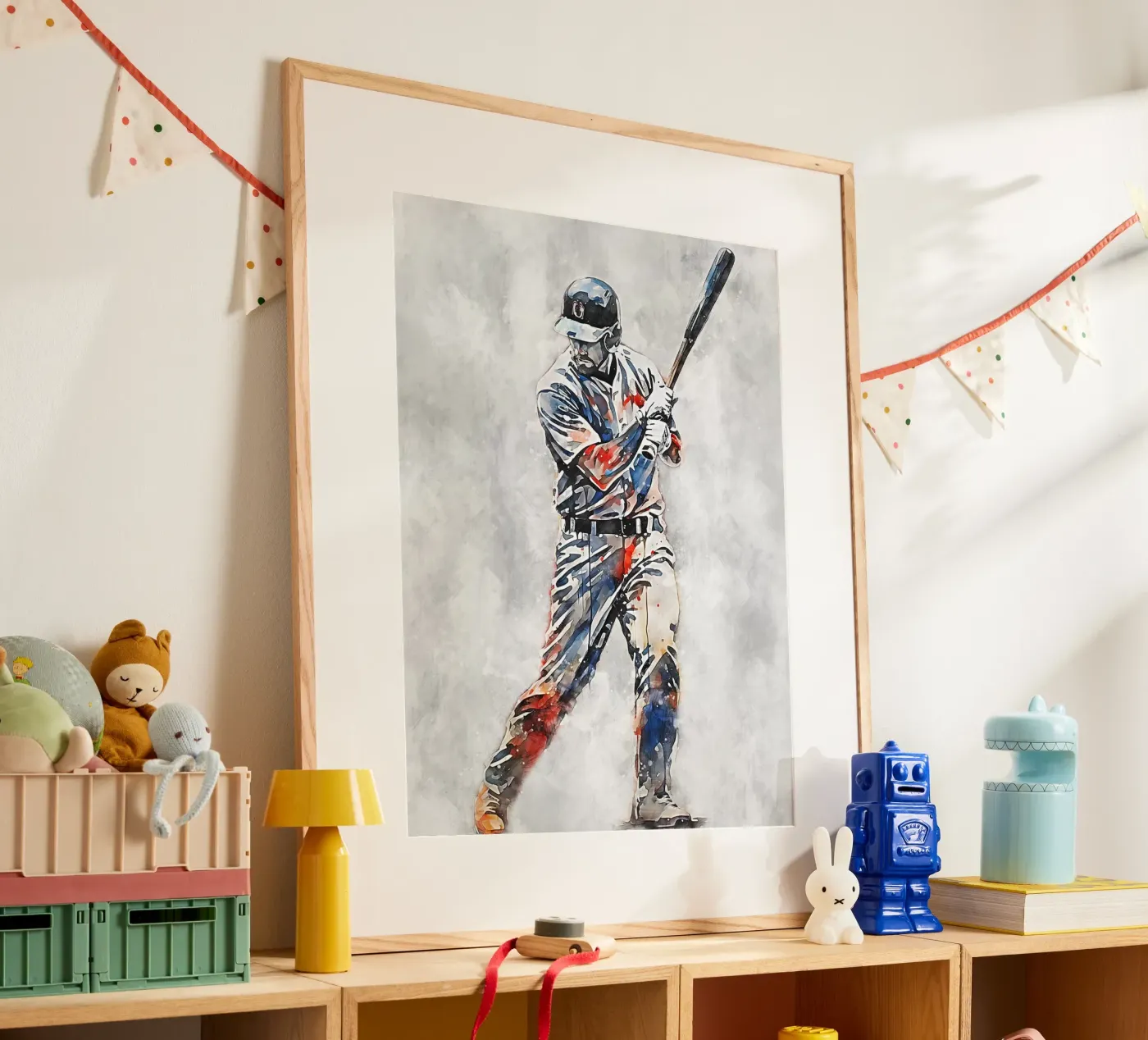 Baseball Color Gray poster da Mateo