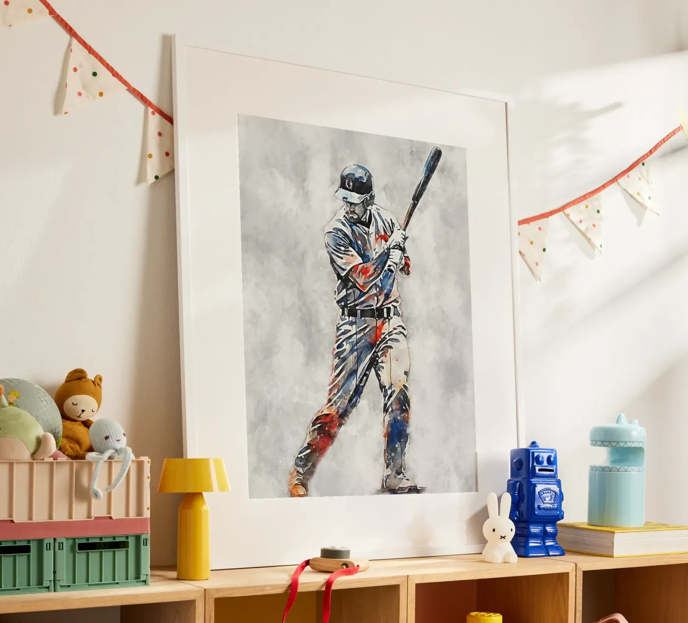Baseball Color Gray poster da Mateo