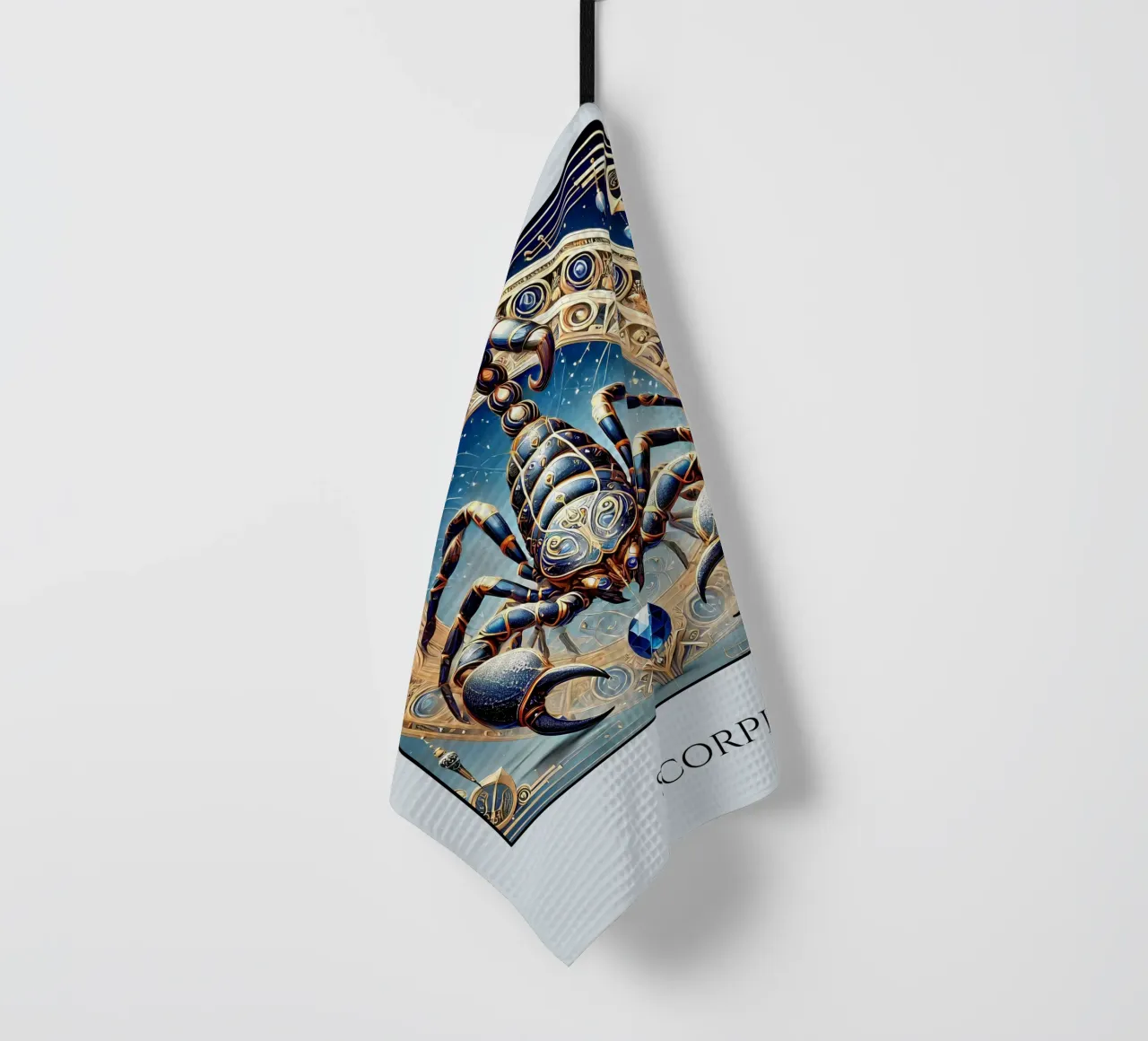 Segno zodiacale Scorpione canovaccio da cucina da Art-Nouveau-Dsg