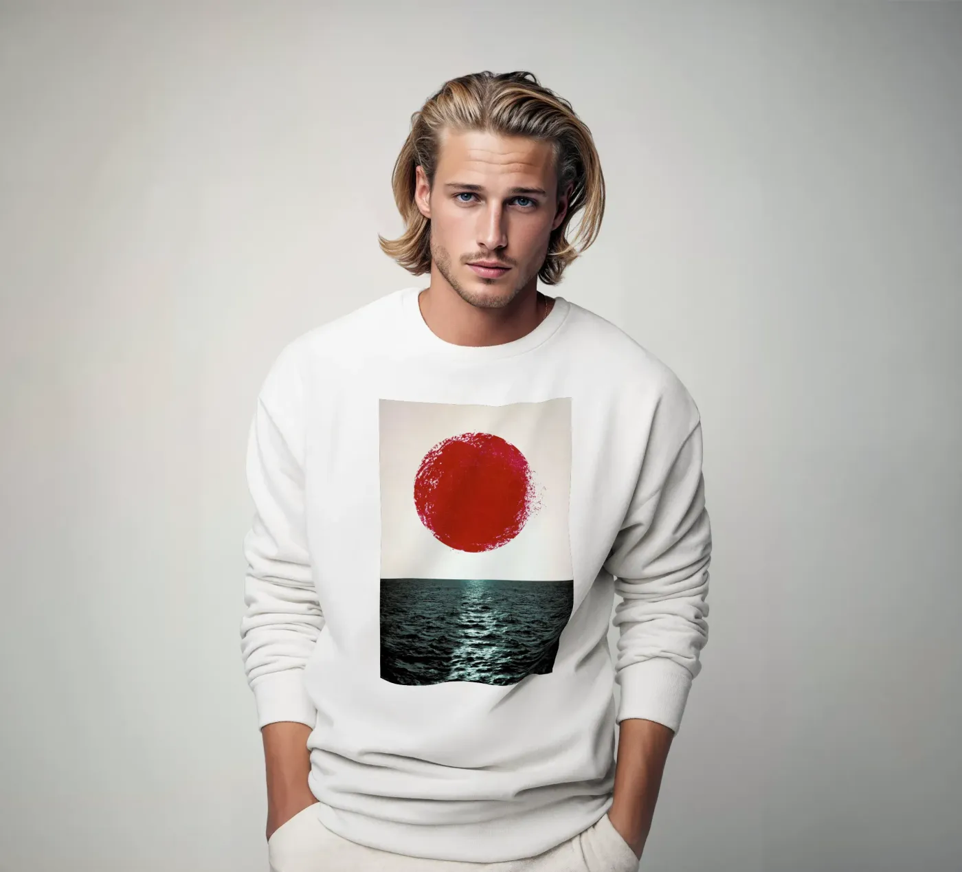 Sunset sweatshirt by Amy & Kurt