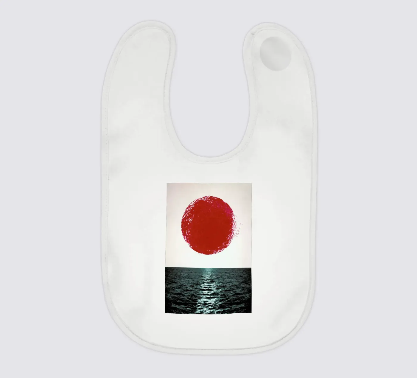 Sunset baby bib by Amy & Kurt