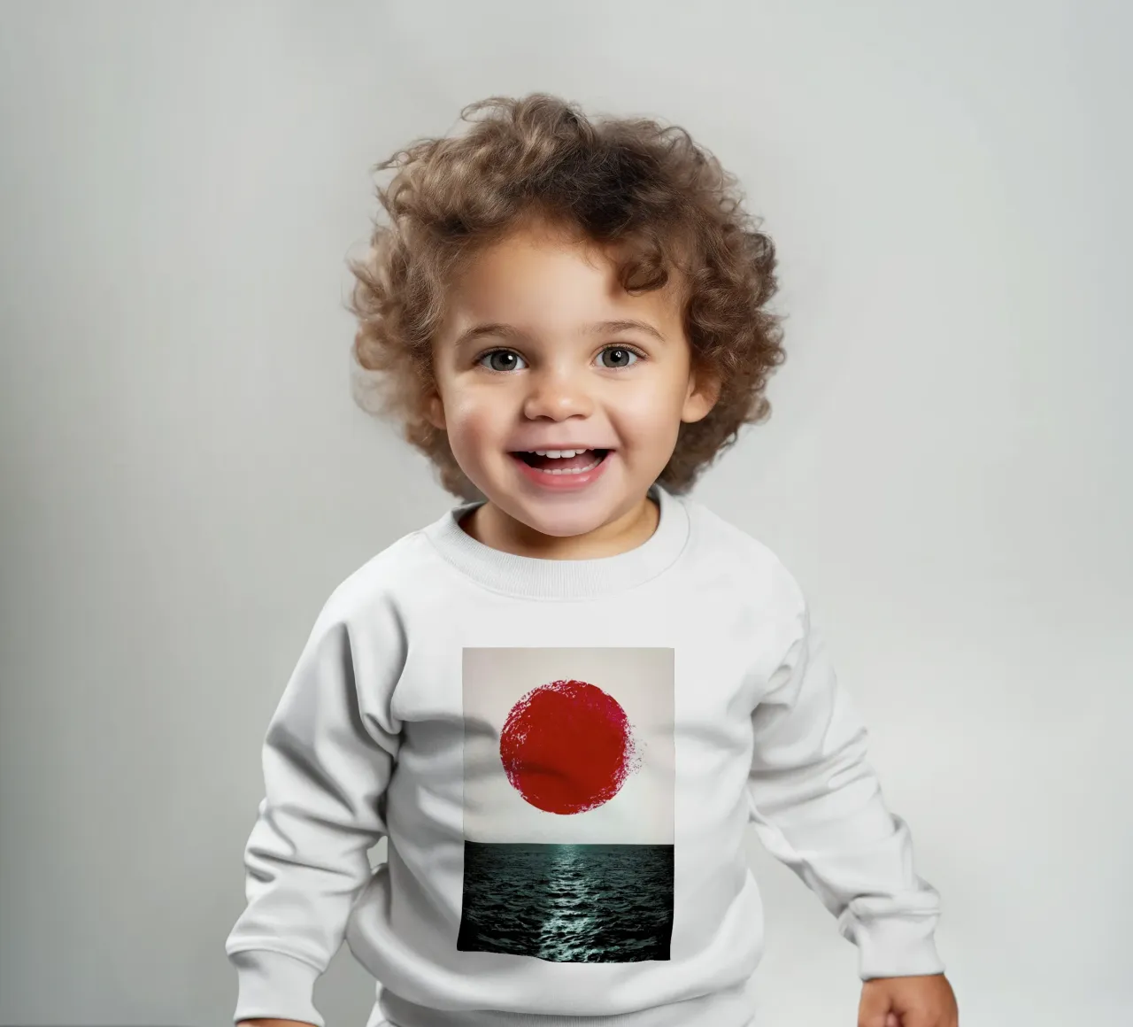 Sunset baby sweatshirt by Amy & Kurt