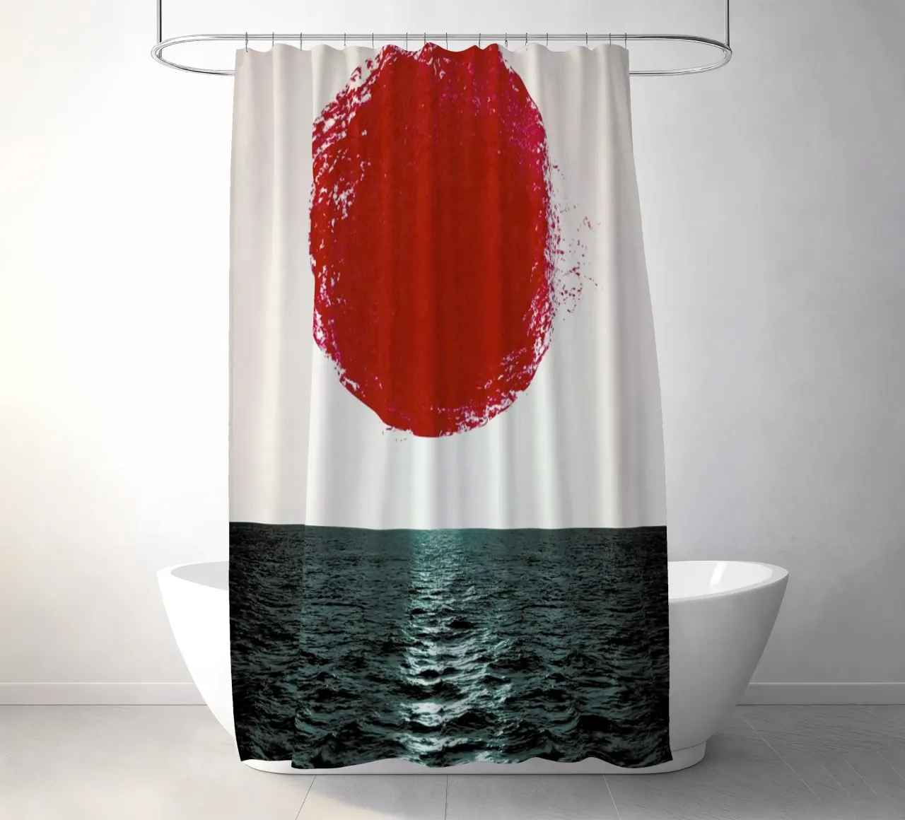 Sunset douchegordijn van Amy & Kurt