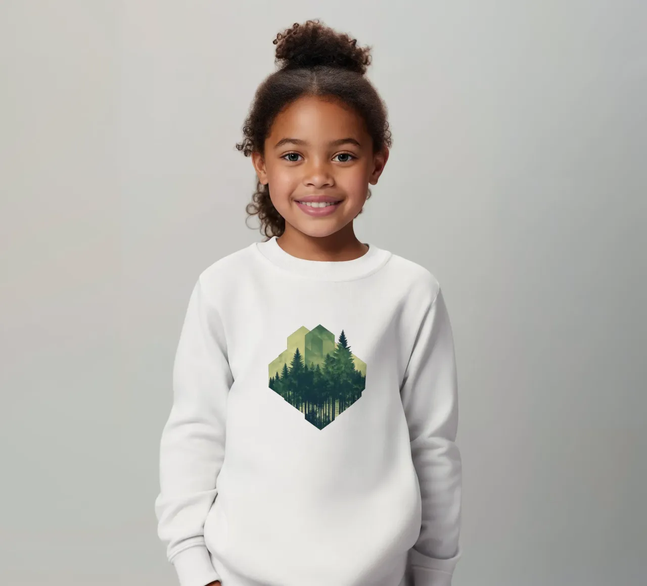Green emerge 7 - icon felpa bambino da The Quiet Senju