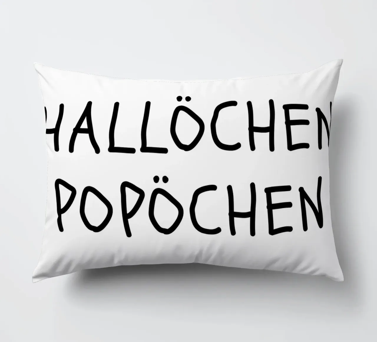 Hallöchen Popöchen cuscino da NORDLICHT DESIGNS