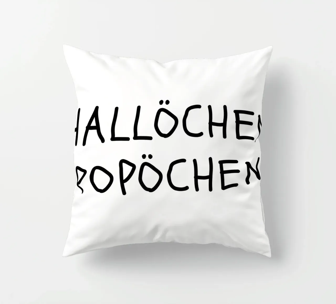 Hallöchen Popöchen cuscino da NORDLICHT DESIGNS