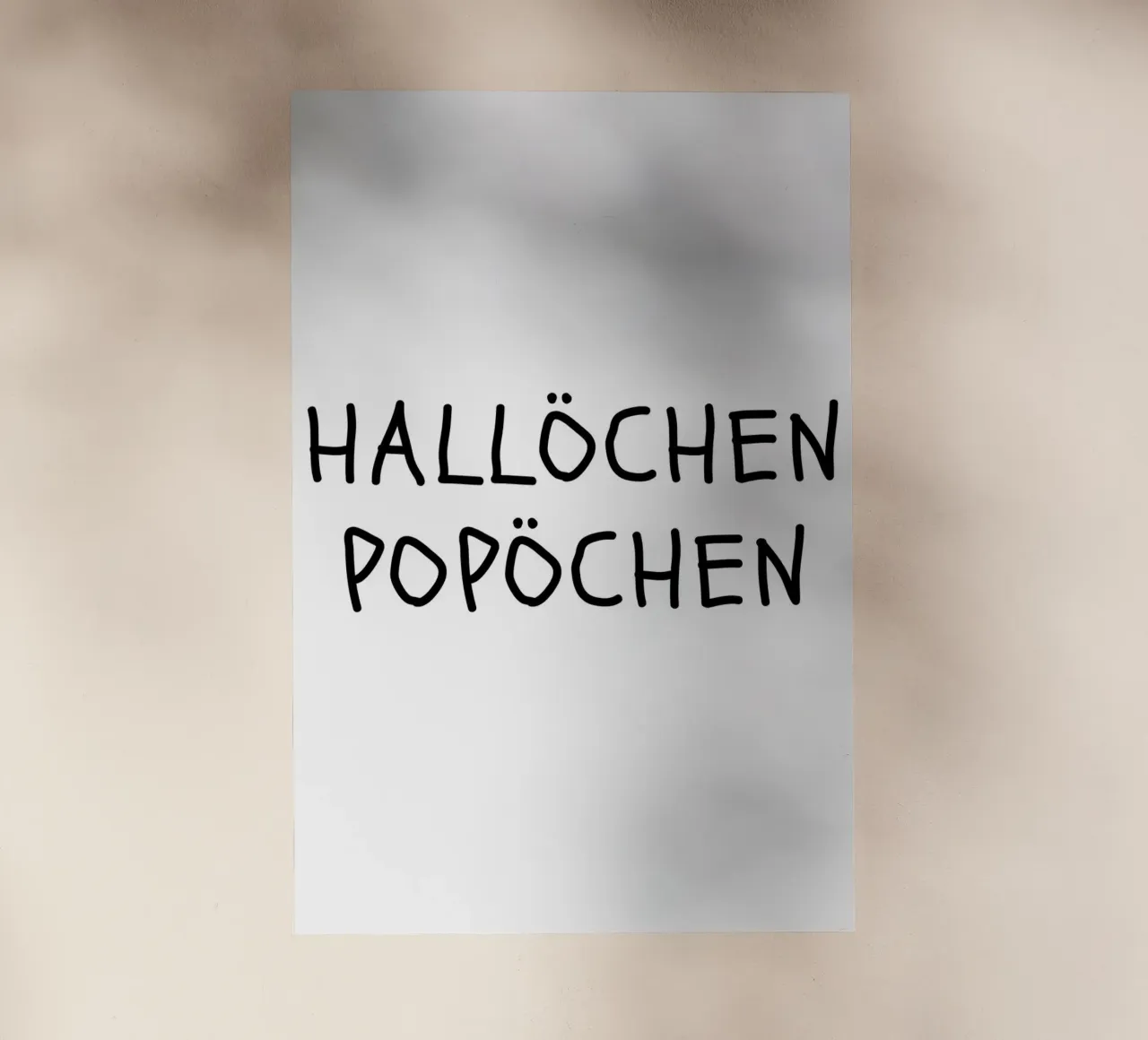 Hallöchen Popöchen pellicola backlit da NORDLICHT DESIGNS