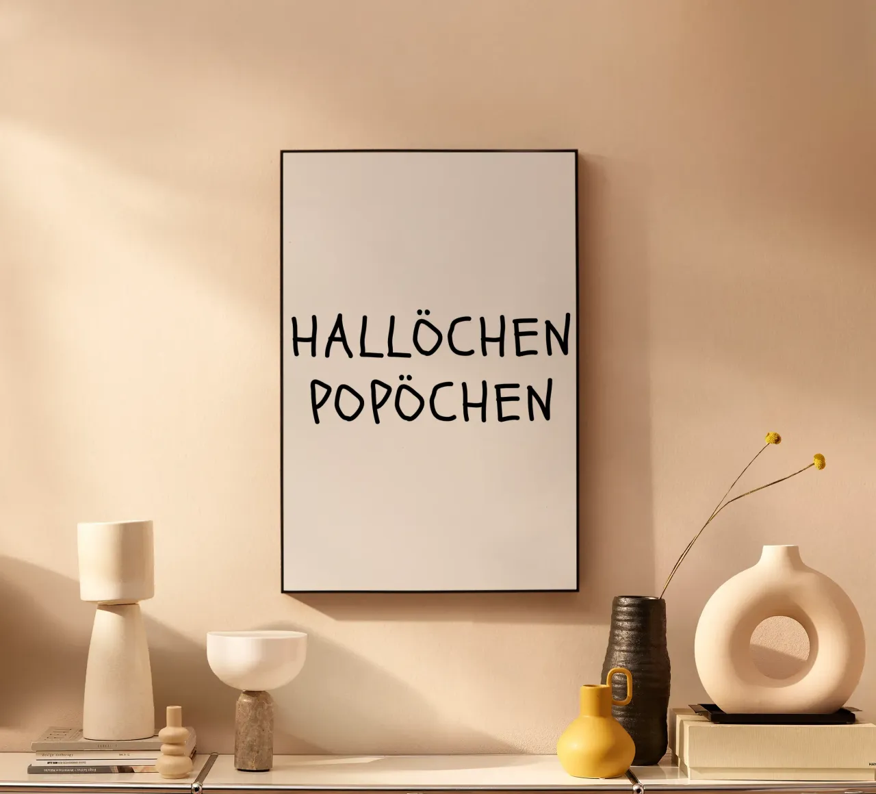 Hallöchen Popöchen plexiglass da NORDLICHT DESIGNS