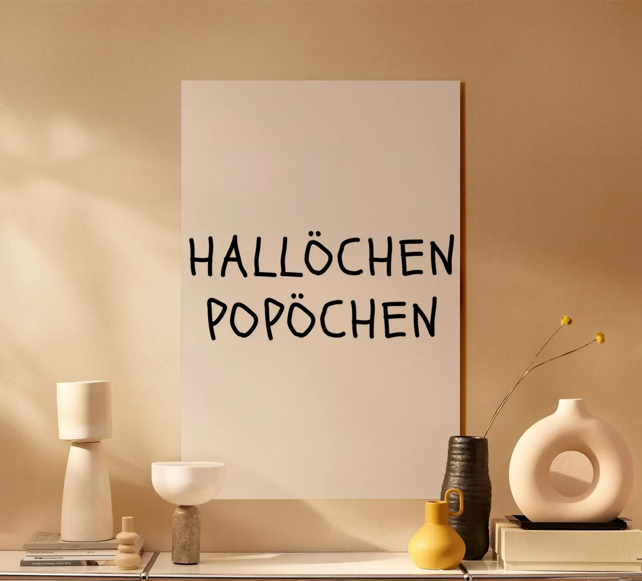 Hallöchen Popöchen plexiglass da NORDLICHT DESIGNS