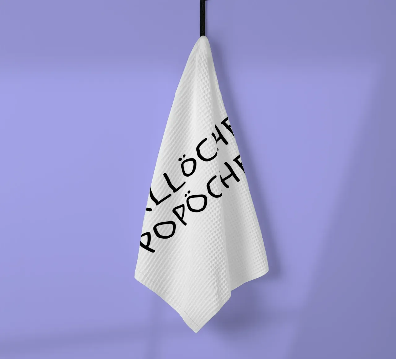 Hallöchen Popöchen canovaccio da cucina da NORDLICHT DESIGNS