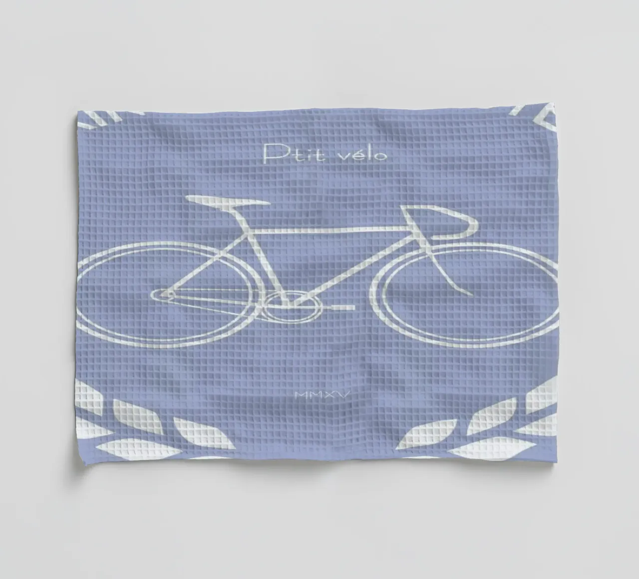 King de la route tea towel by P'tit Vélo