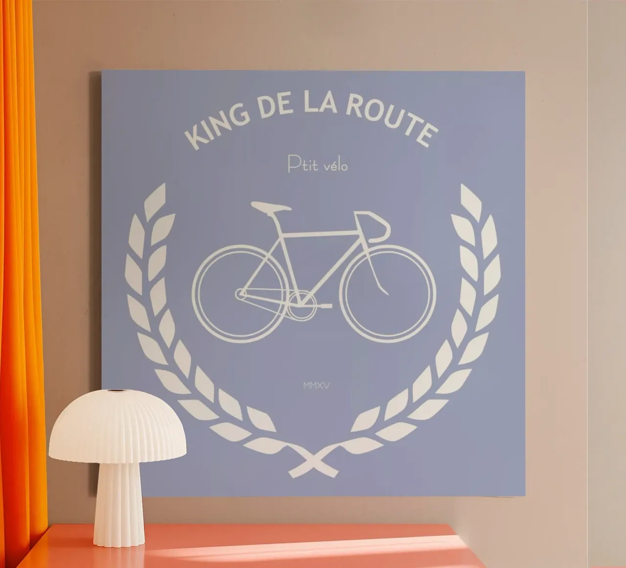 King de la route tela con Cornice a cassetta da P'tit Vélo