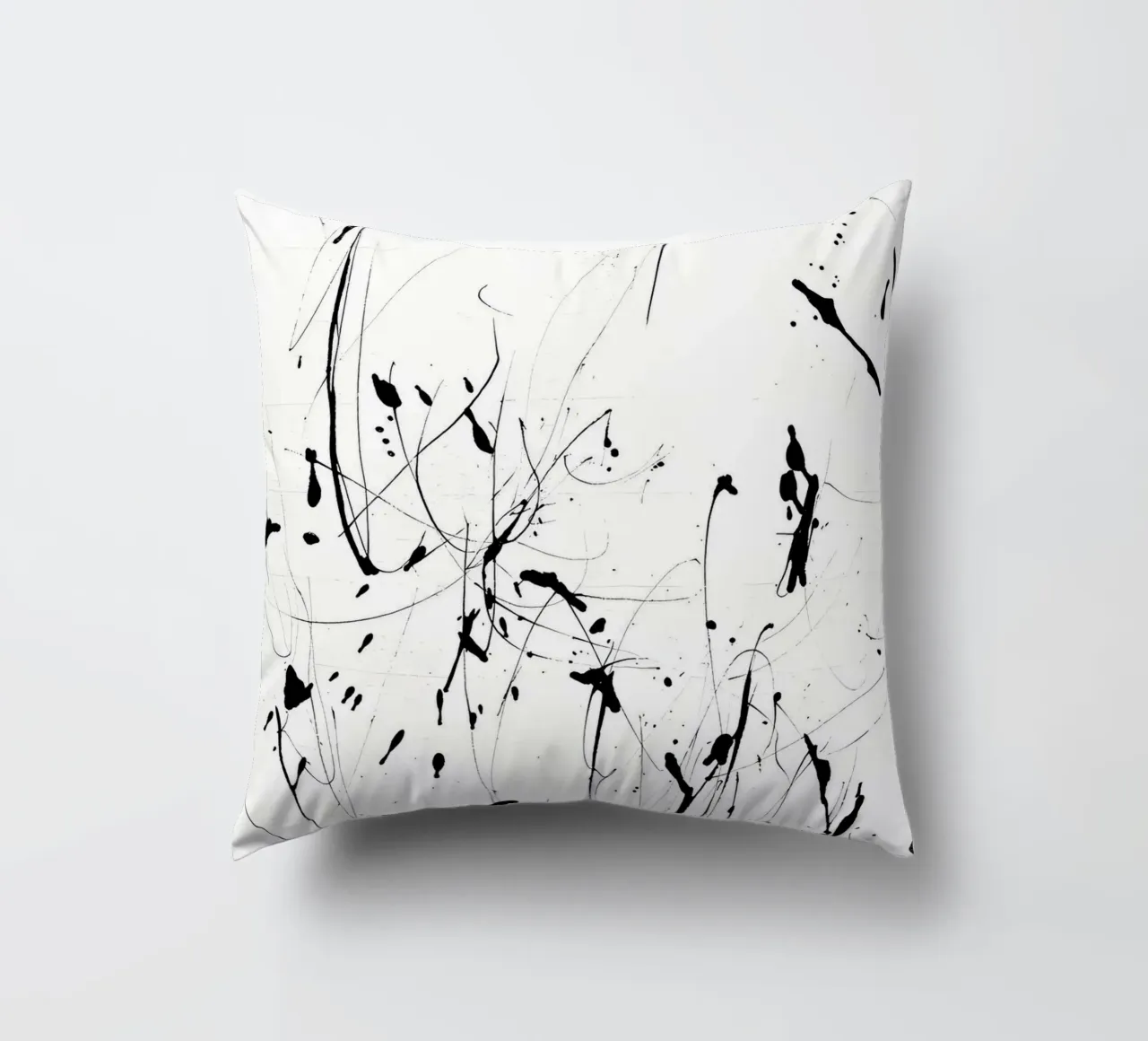 Caos e armonia - design splatter moderno cuscino da Kunst und Kontrast
