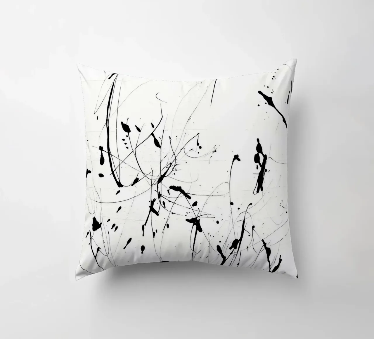 Caos e armonia - design splatter moderno cuscino da Kunst und Kontrast