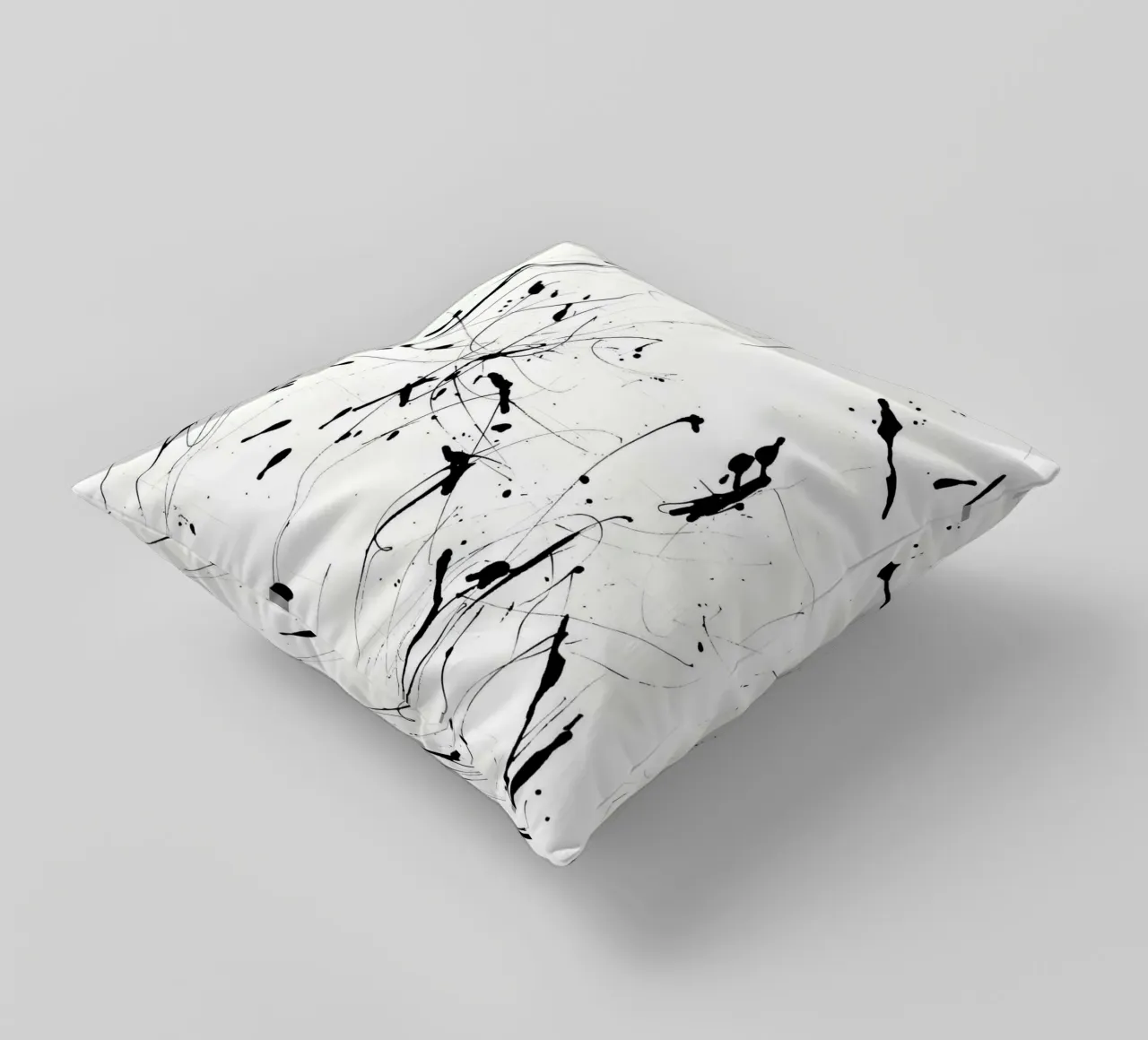 Caos e armonia - design splatter moderno cuscino da Kunst und Kontrast