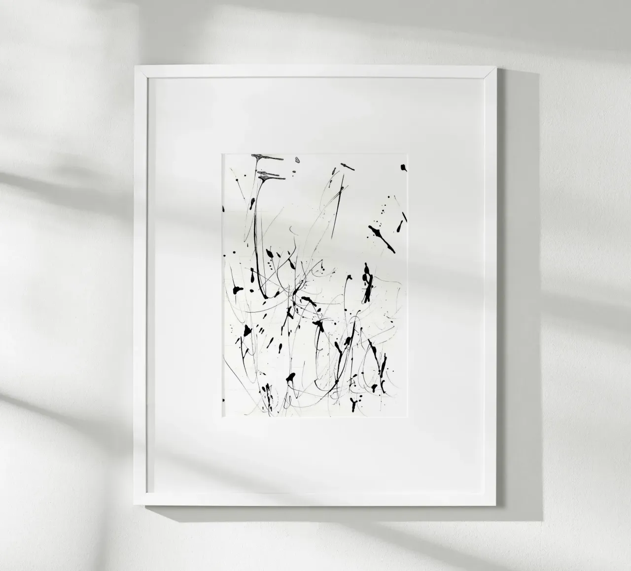 Chaos and harmony - modern splatter design hahnemühle by Kunst und Kontrast