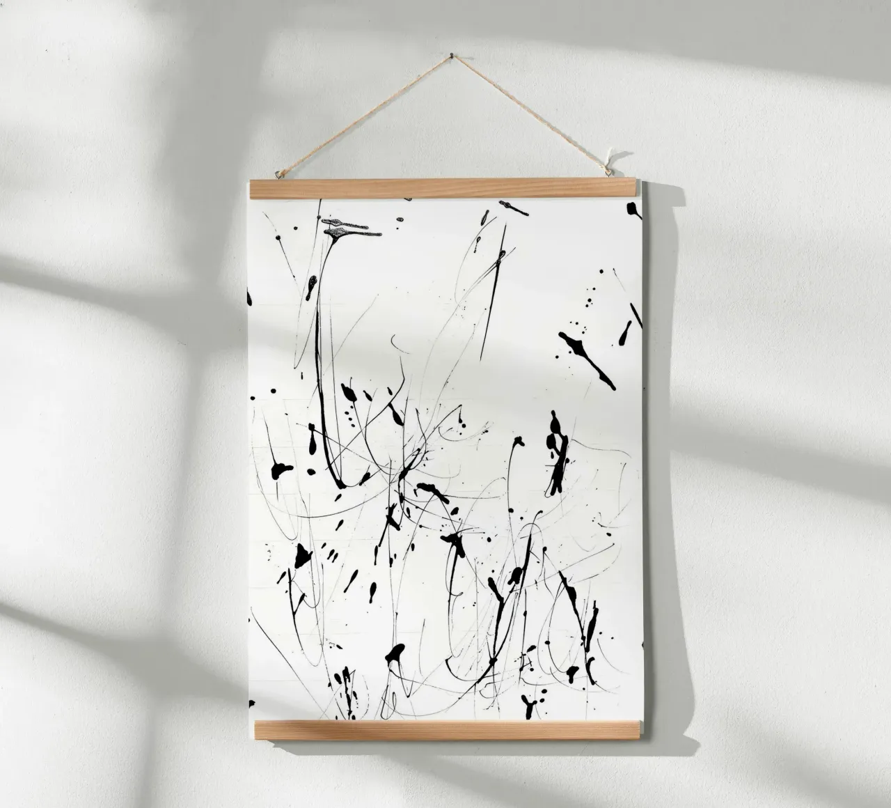 Chaos and harmony - modern splatter design hahnemühle by Kunst und Kontrast