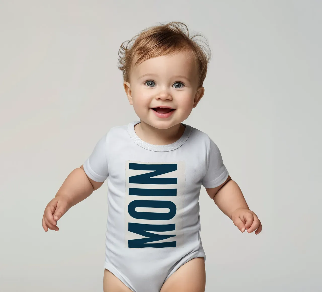 MOIN body neonato maniche corte da NORDLICHT DESIGNS