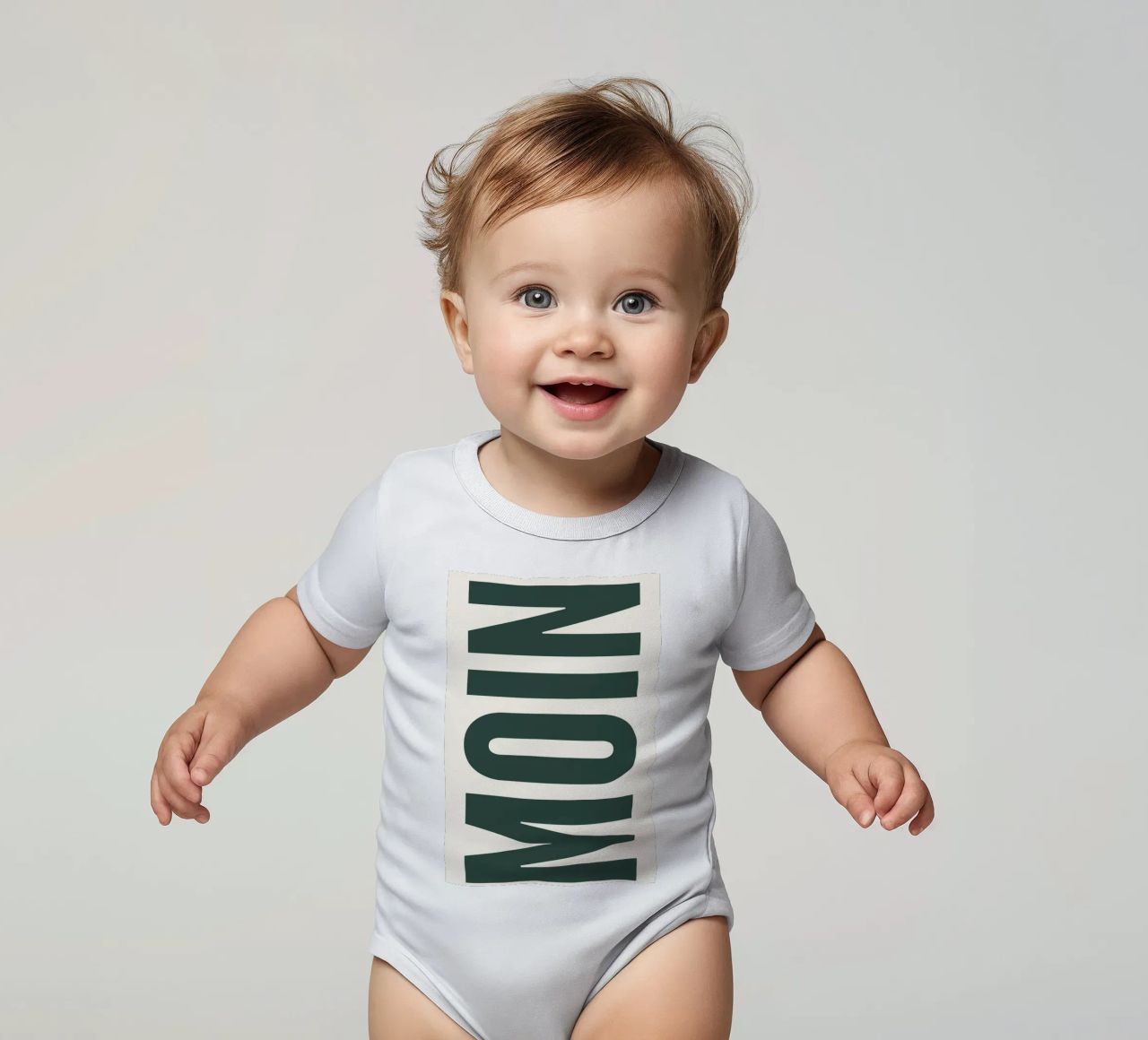 MOIN body neonato maniche corte da NORDLICHT DESIGNS