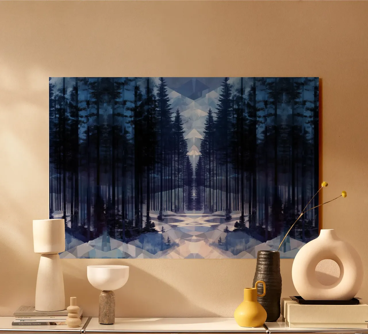 Snow Emerge - forest path plexiglass da The Quiet Senju