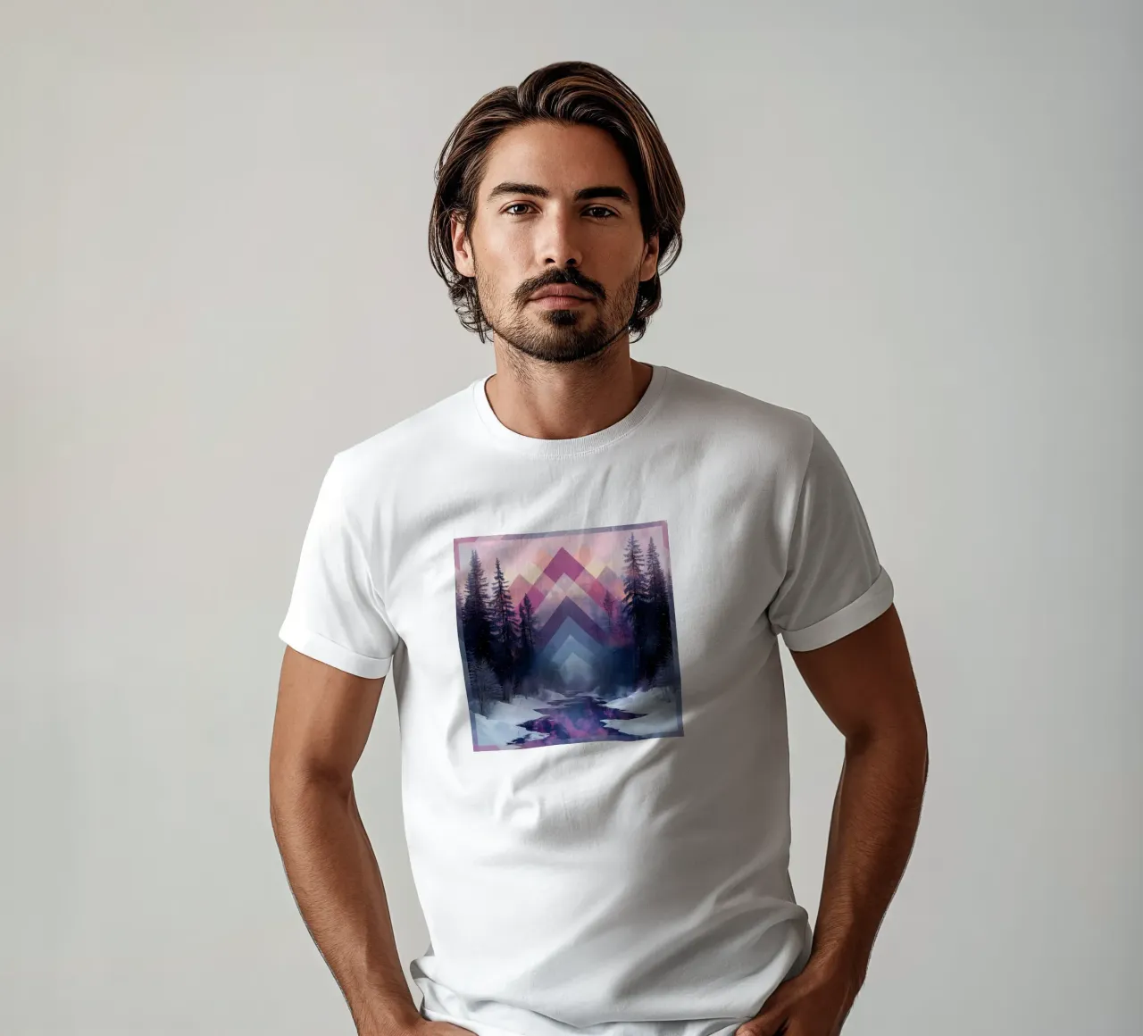Snow emerge 2 - icon t-shirt da The Quiet Senju