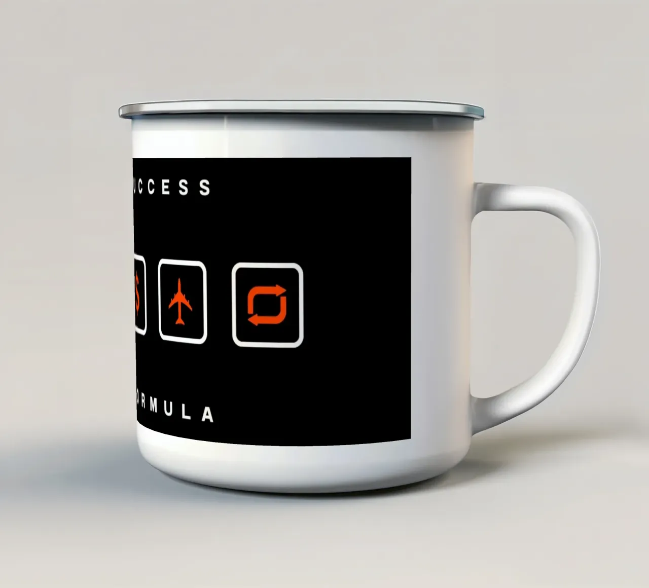 Daily Success Motivation tazza in smalto da Dreamer10