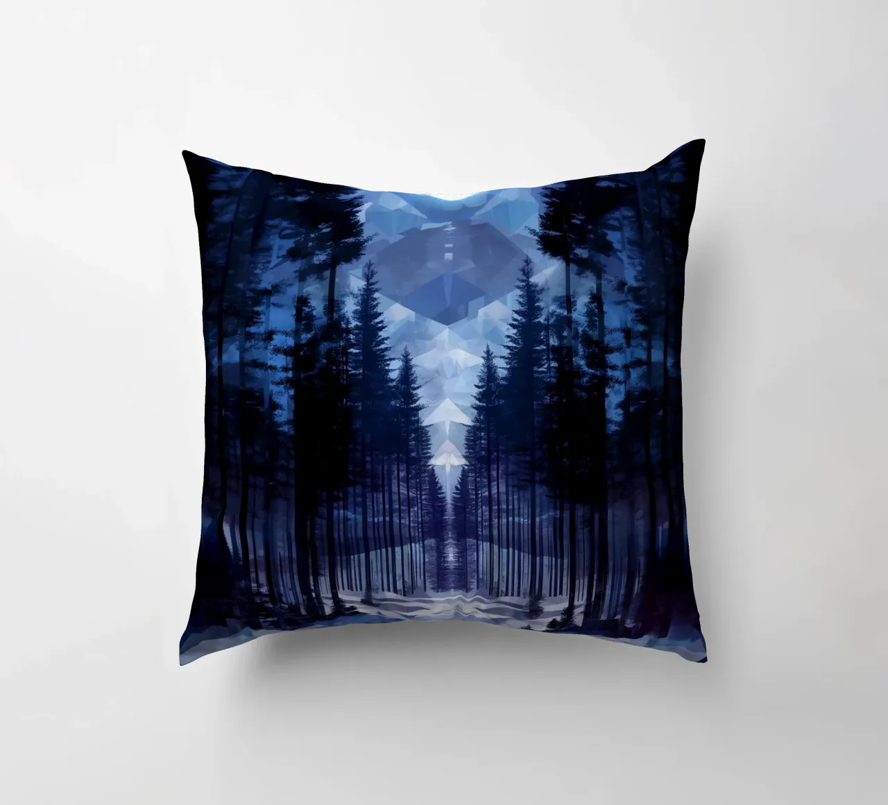 Snow emerge -  forest path, icon cuscino da The Quiet Senju