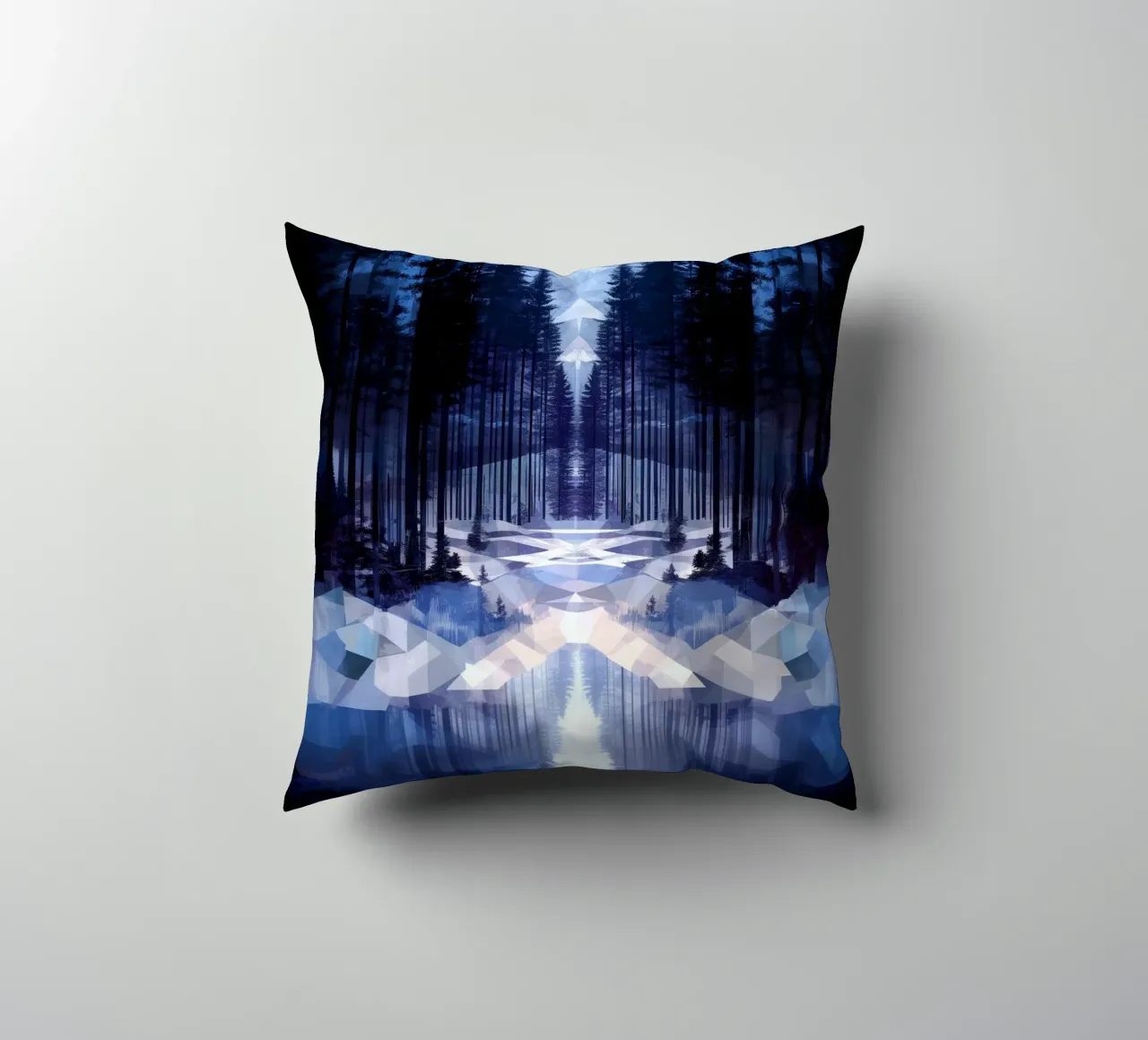 Snow emerge -  forest path, icon cuscino da The Quiet Senju