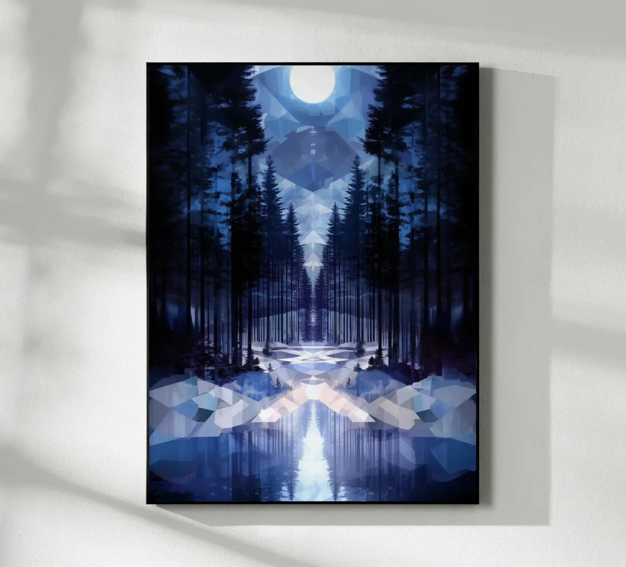 Snow emerge -  forest path, icon plexiglass da The Quiet Senju