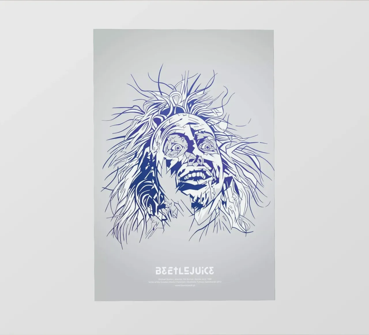 Beetlejuice pellicola backlit da Tomasz Zawistowski