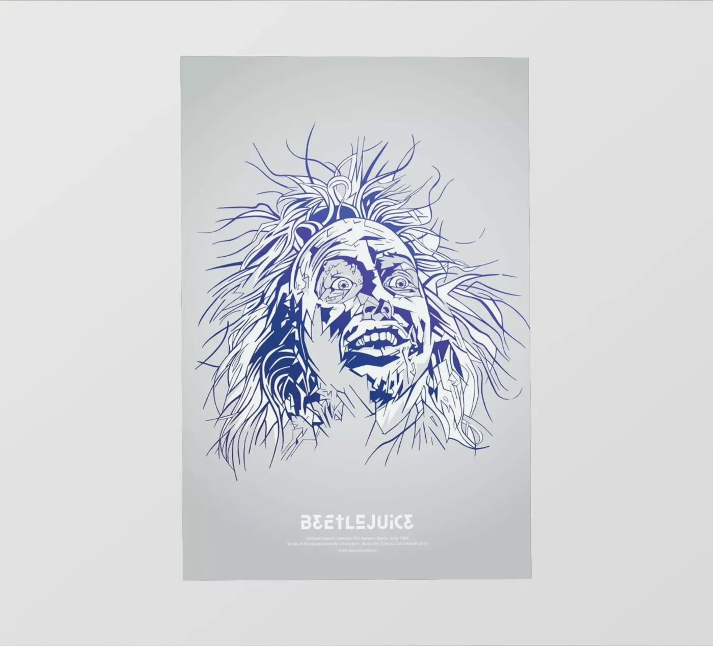 Beetlejuice pellicola backlit da Tomasz Zawistowski