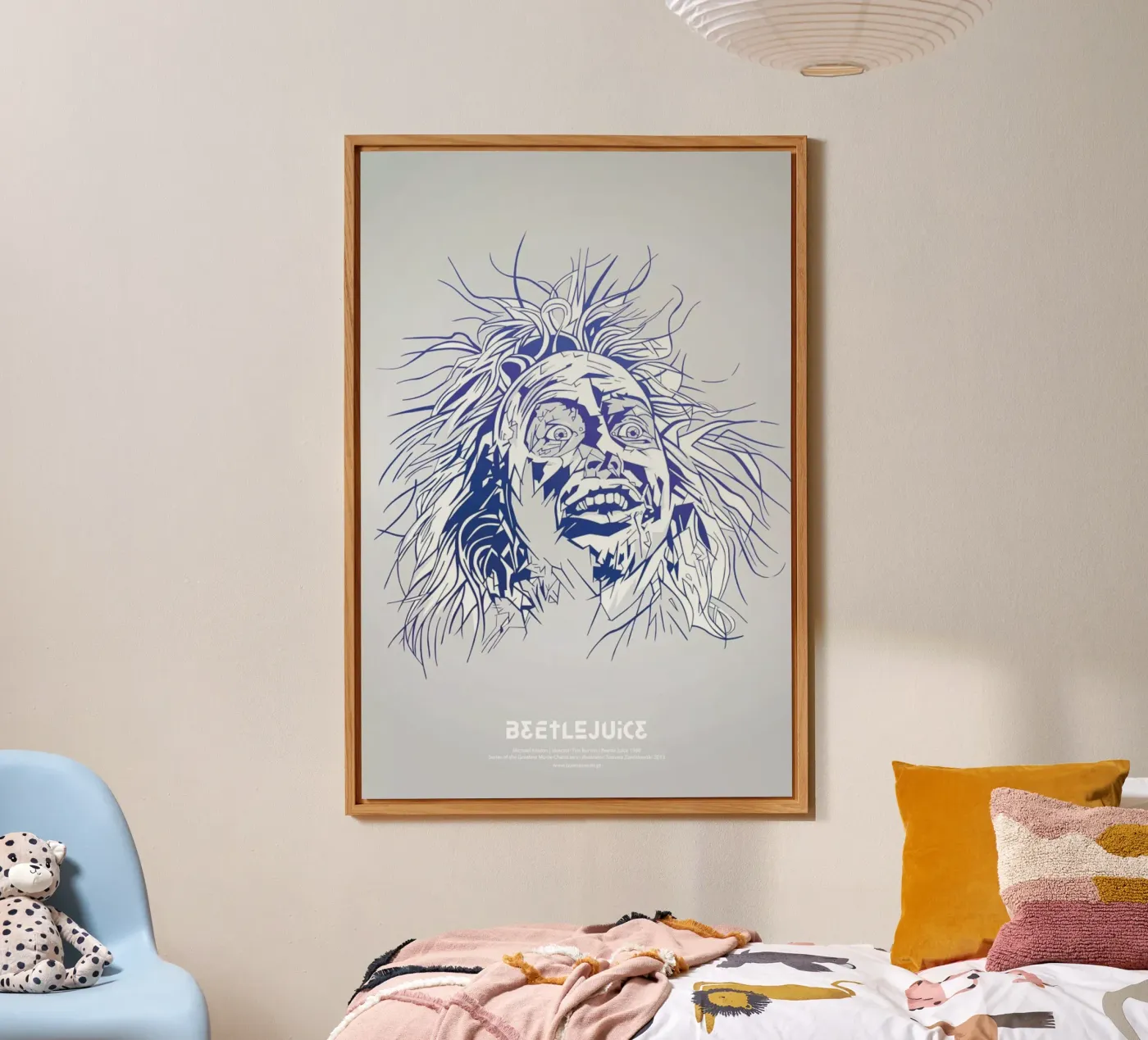 Beetlejuice alluminio dibond da Tomasz Zawistowski