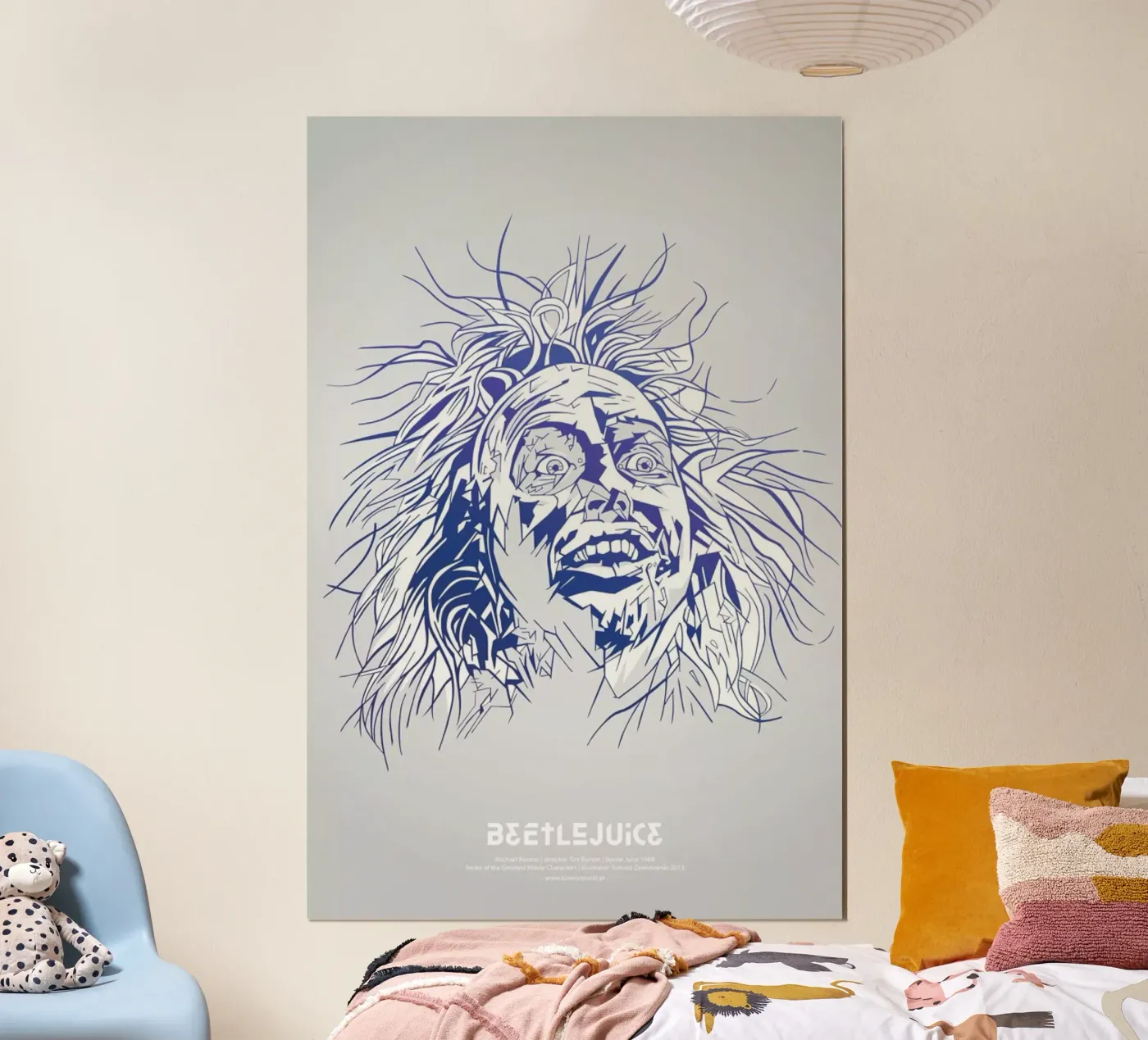 Beetlejuice poster van Tomasz Zawistowski