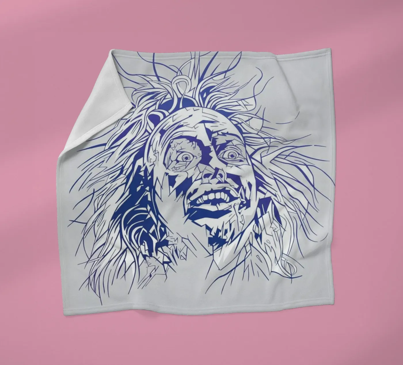 Beetlejuice Fleecedecke von Tomasz Zawistowski