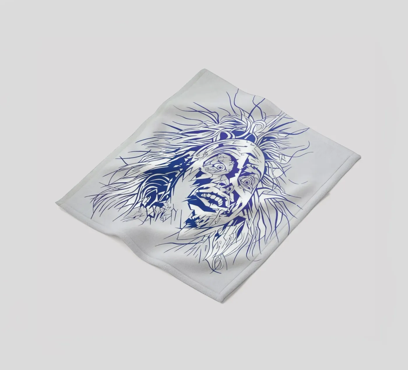 Beetlejuice Fleecedecke von Tomasz Zawistowski
