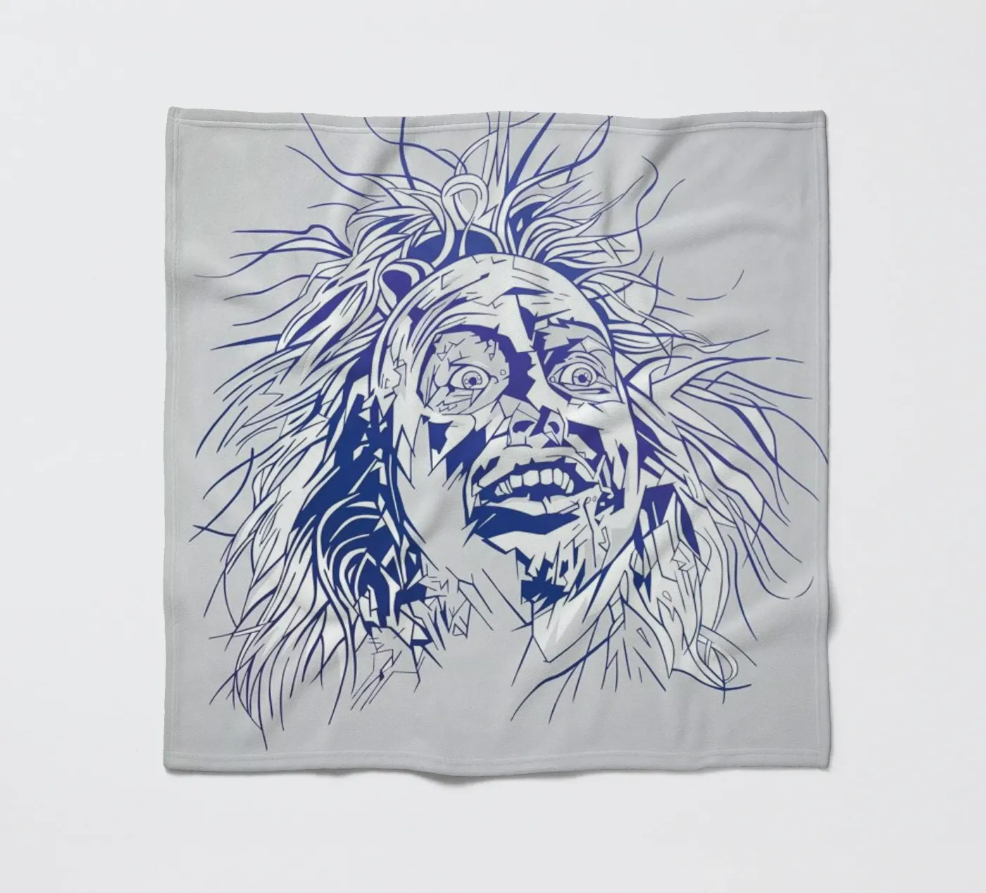 Beetlejuice Fleecedecke von Tomasz Zawistowski