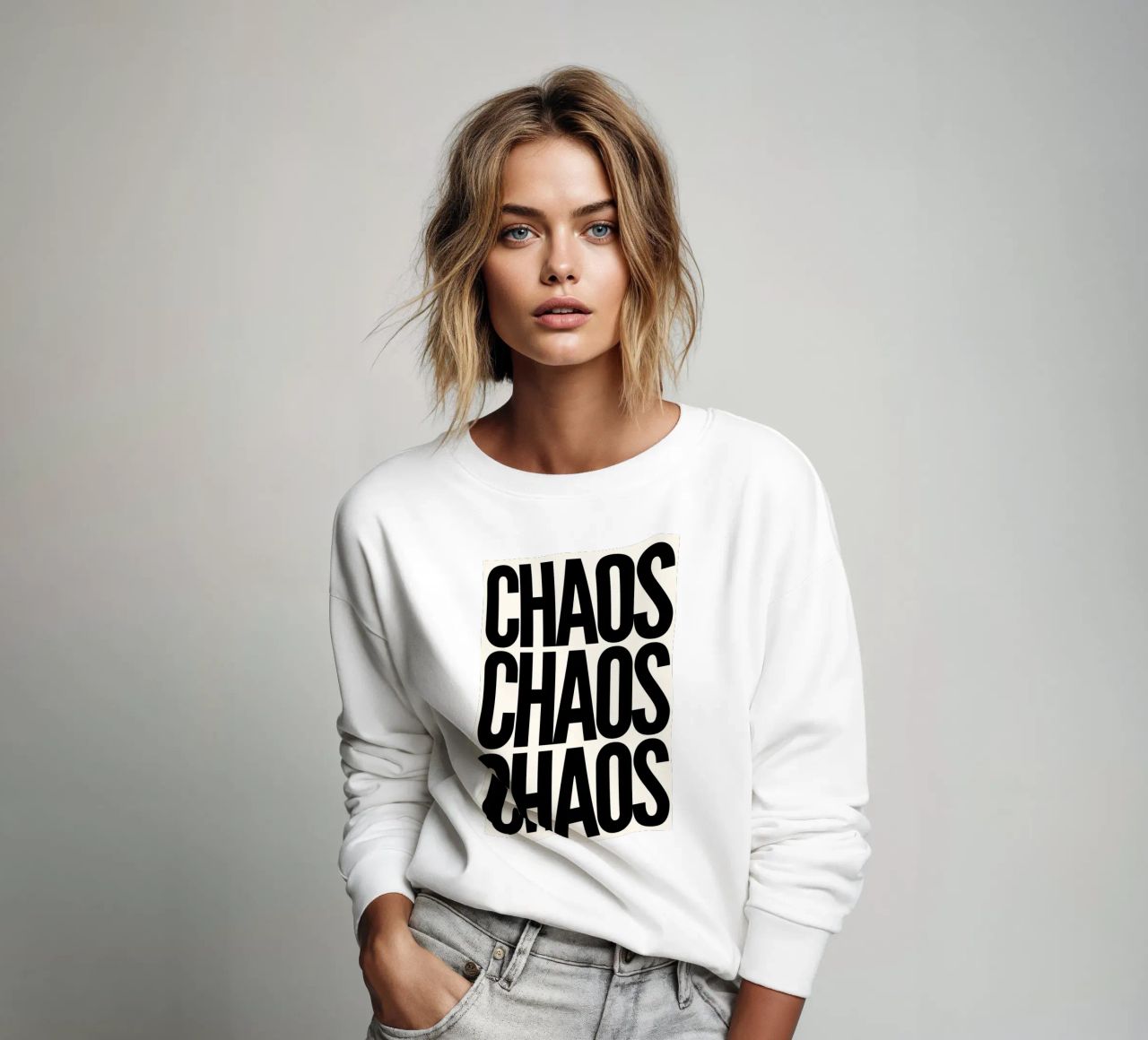 Chaos Chaos Chaos felpa da NORDLICHT DESIGNS
