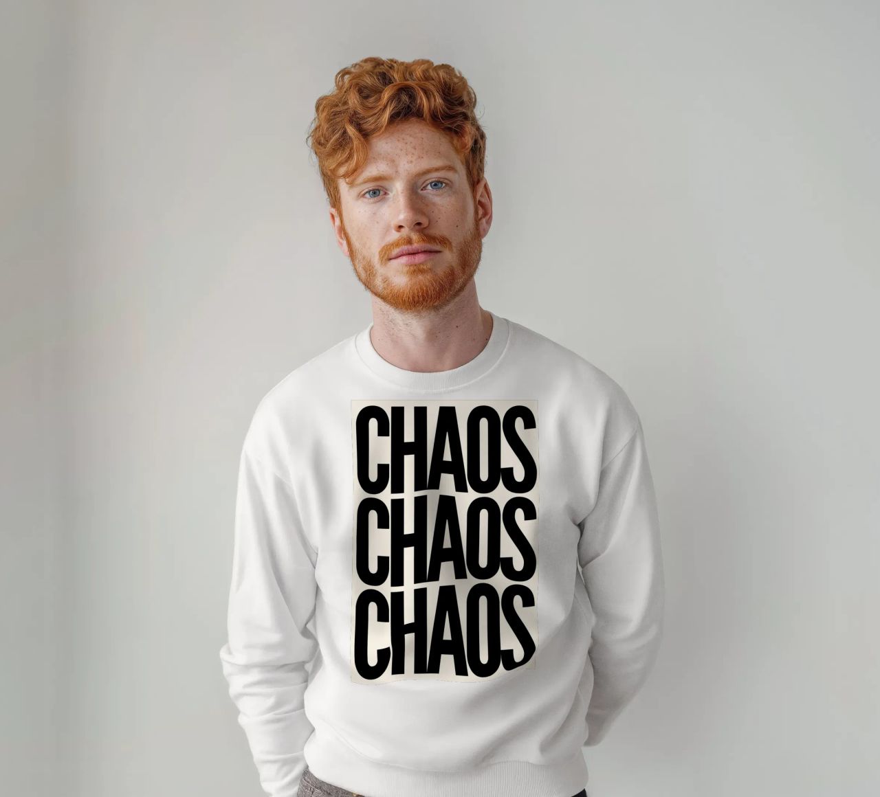 Chaos Chaos Chaos felpa da NORDLICHT DESIGNS