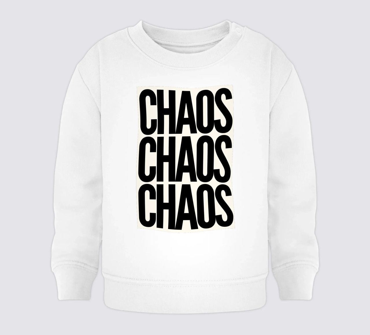 Chaos Chaos Chaos felpa neonato da NORDLICHT DESIGNS