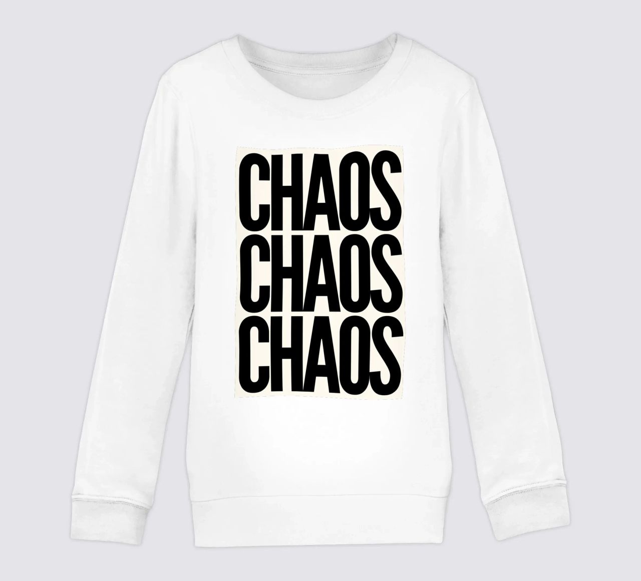 Chaos Chaos Chaos felpa bambino da NORDLICHT DESIGNS