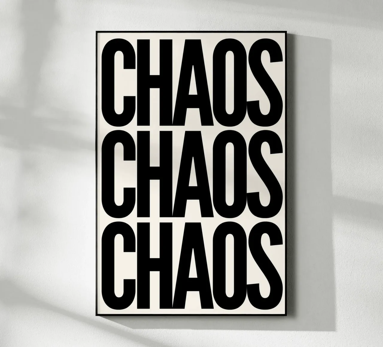 Chaos Chaos Chaos plexiglass da NORDLICHT DESIGNS
