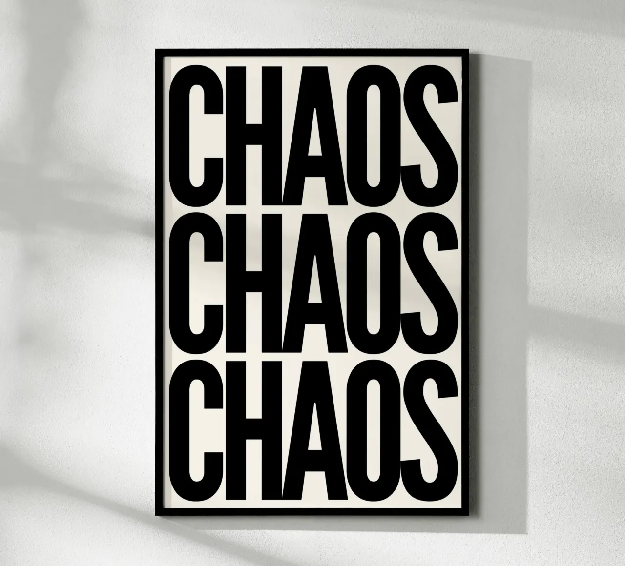 Chaos Chaos Chaos carta hahnemühle da NORDLICHT DESIGNS